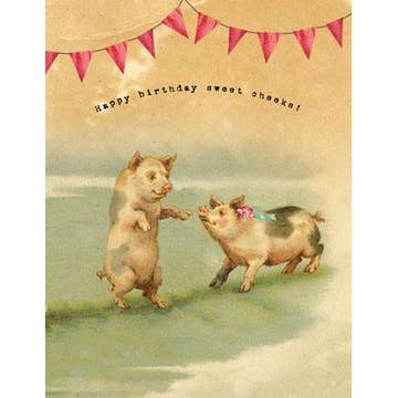 Card: Happy Birthday Sweet Cheeks