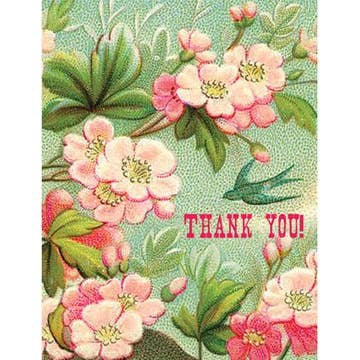 Card: Thank You! - Blossoms