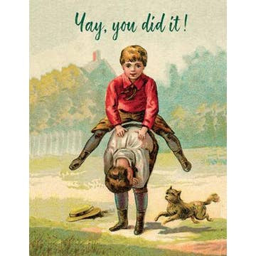 Card: Yay, You Did It!