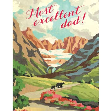 Card: Most Excellent Dad!