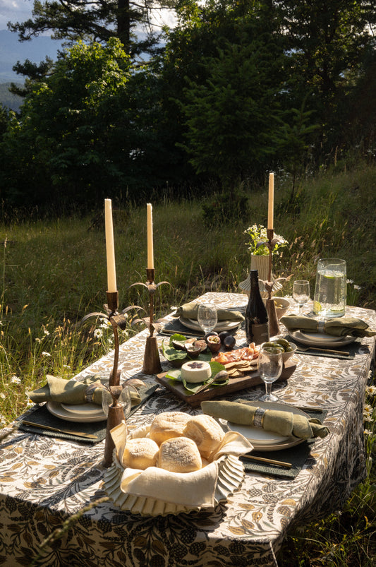 Stonewashed Linen Napkins S/4, Forest Green