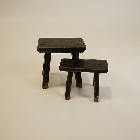 Vintage Tiny Tom Stool - Weathered Black