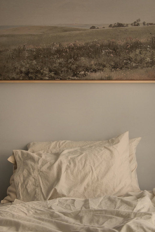 MUTED GREEN MEADOW, Work on stretched canvas