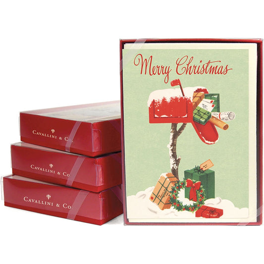 Christmas Mailbox Boxed Notes