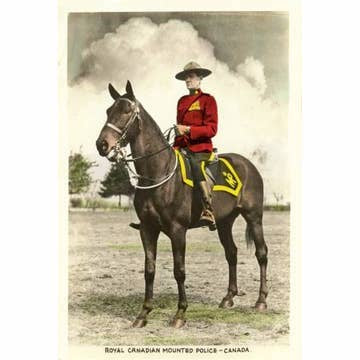 Postcard: Vintage Mountie