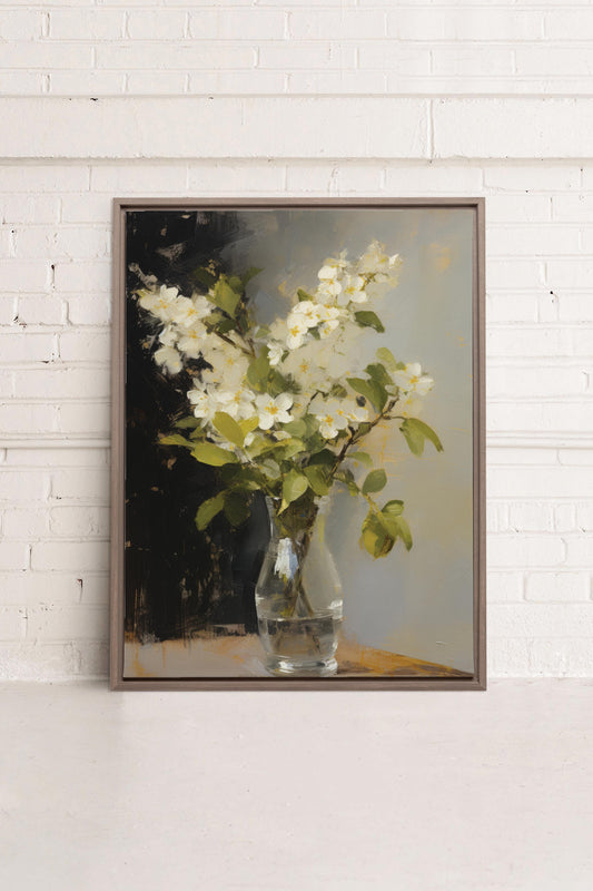 ANTIQUE VASE, Artwork on stretched canvas