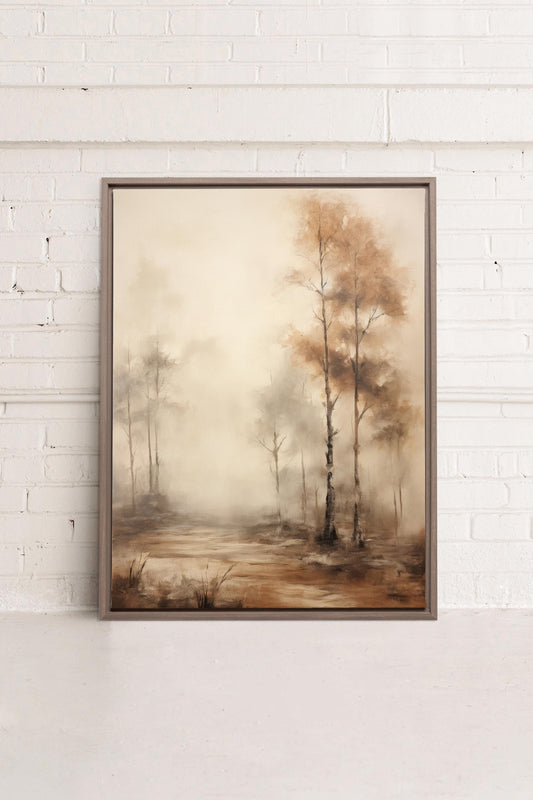 ENIGMATIC FOREST, Artwork on stretched canvas