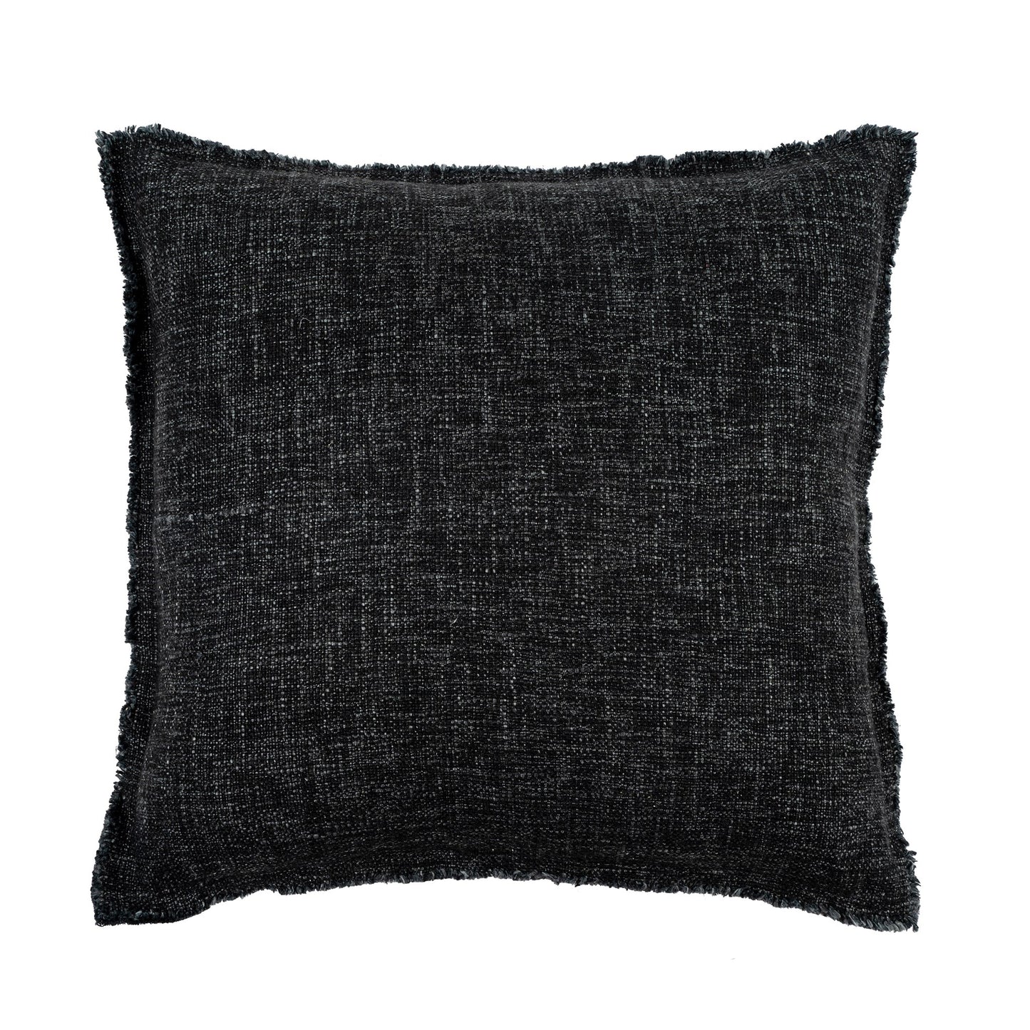 Selena Slub Weave Fringed Pillow - 20 x 20