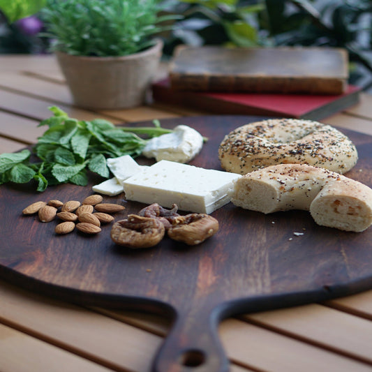 Round Wood Chop Board - Large
