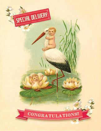Card: Special Delivery, Congratulations!