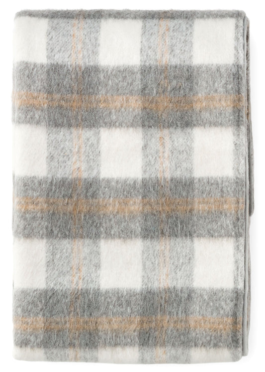 Soft Checkered Throw Blanket