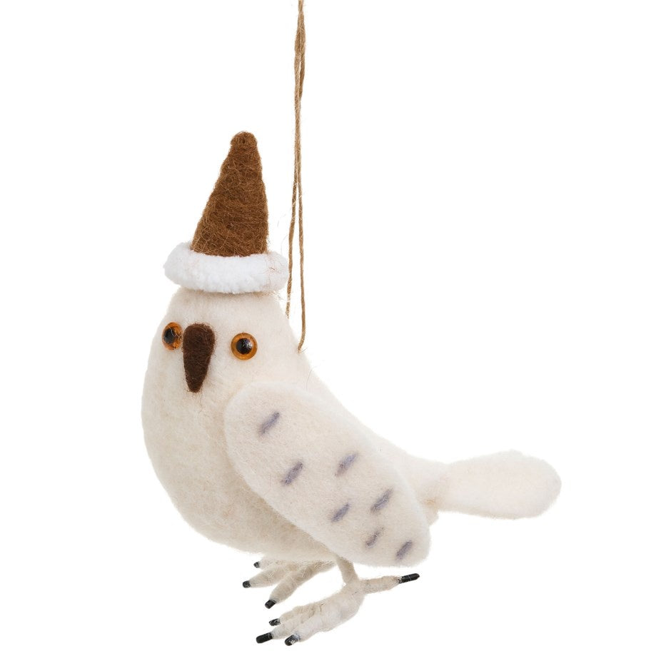 Felt Owl Ornament