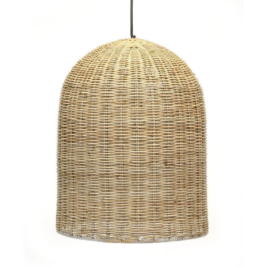 Long Rattan Pendant Lamp