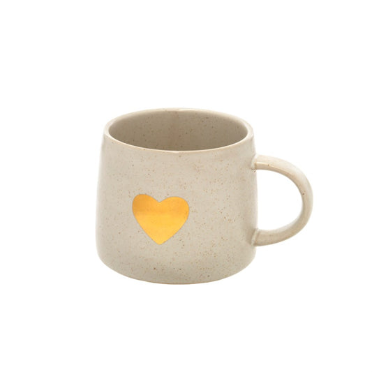 Heart Mug - Buff