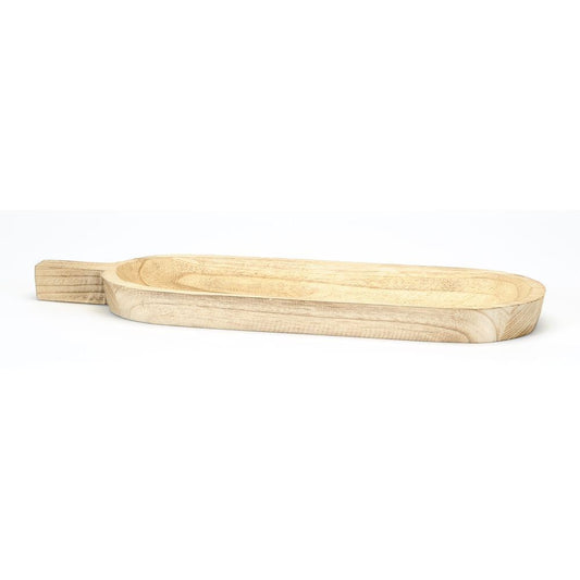 Paulownia Wood Bowl with Handle