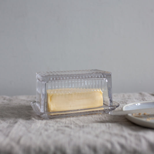 Embossed Butter Dish 1LB
