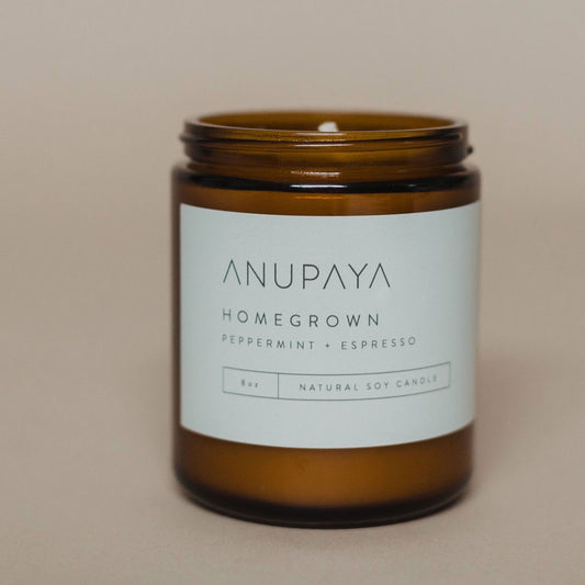 Anupaya Soy Candle Homegrown