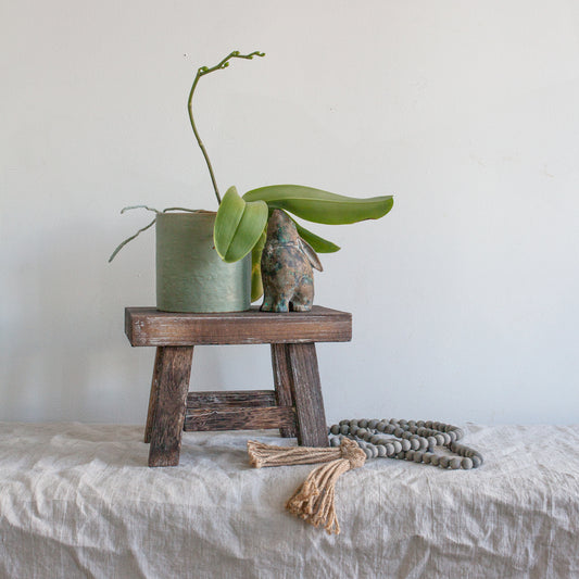 Rustic Display Stool - small