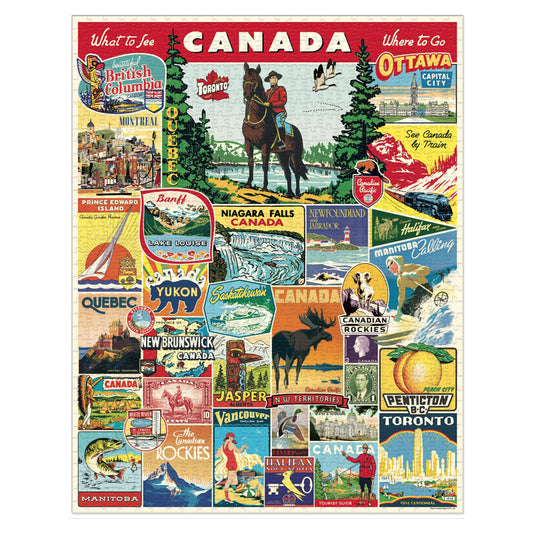 1,000 Piece Puzzle - Canada