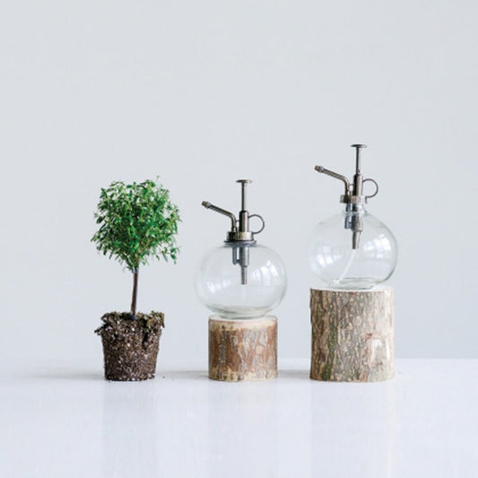 Round Glass Plant Mister