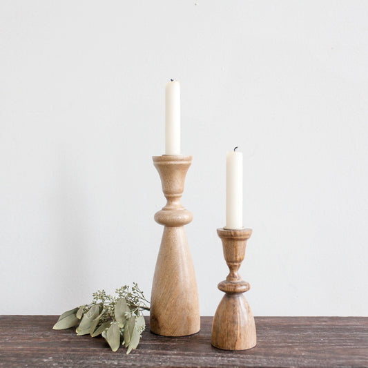 Mango Wood Taper Holder