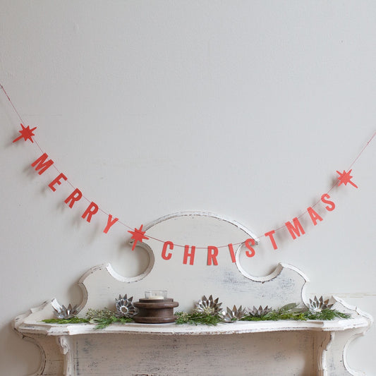 Merry Christmas Paper Garland