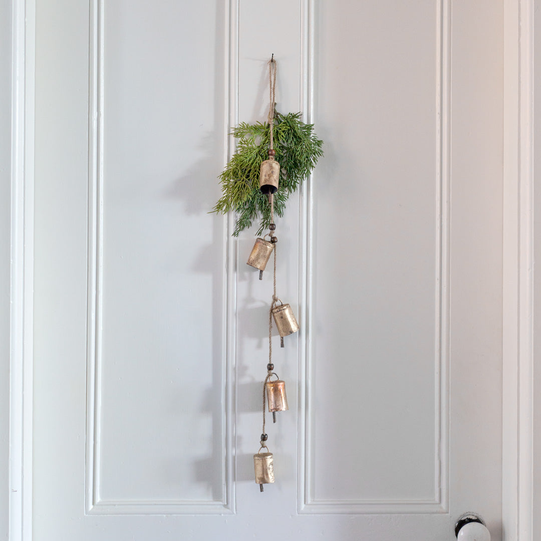 Bells w/ Beads on Jute Rope