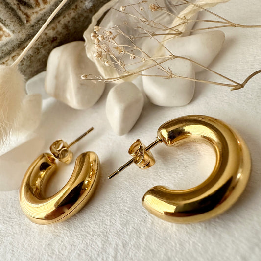 Mayari Chunky Hoop Earrings