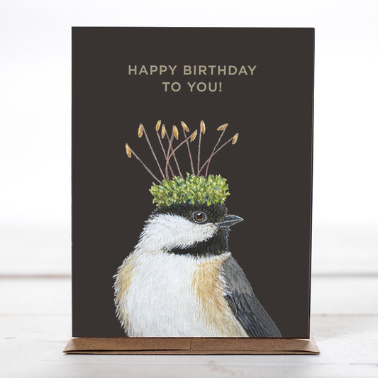 Card: Birthday Chickadee
