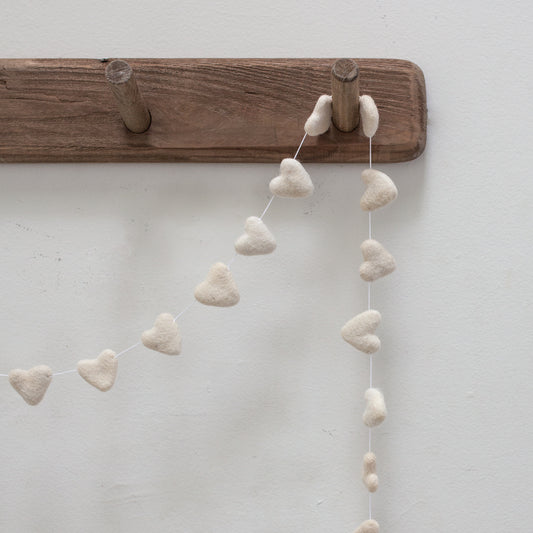 Felt Heart Garland