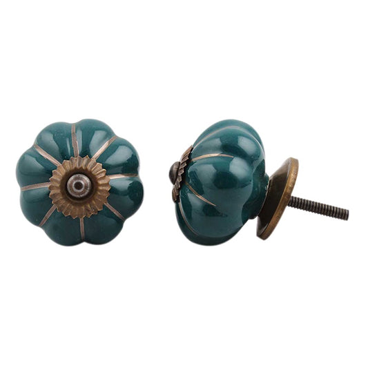 Ceramic Hand Painted Melon Knob