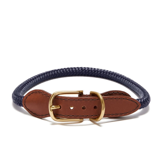 Rope Collar - Midnight Blue