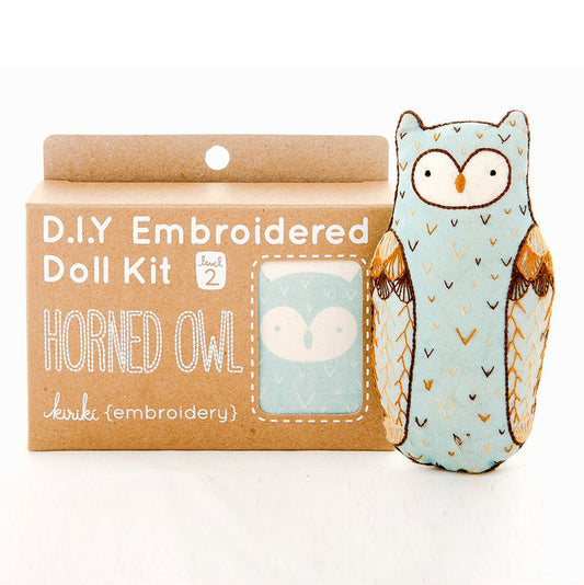 Embroidery Kit - Horned Owl