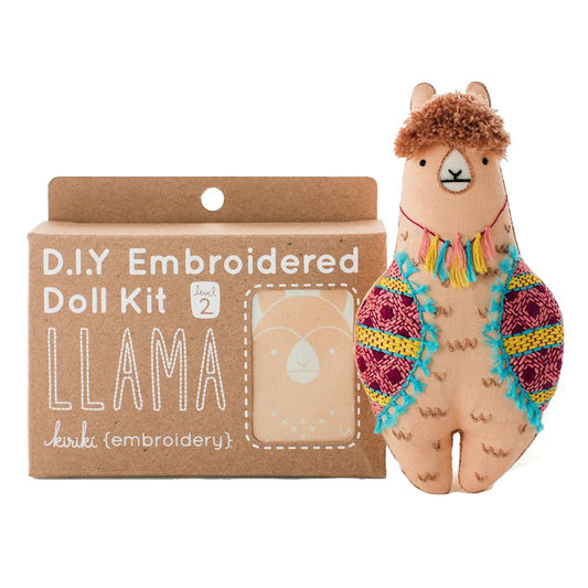 Embroidery Kit - Llama