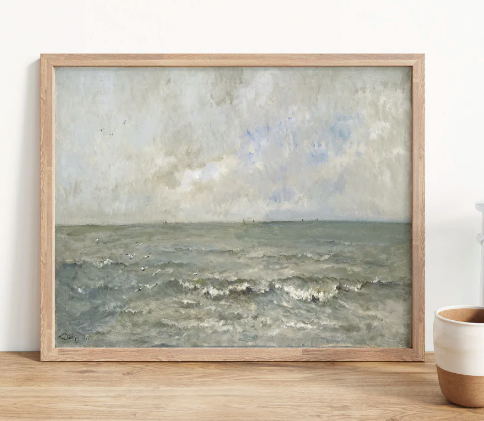Vintage Print: Sea