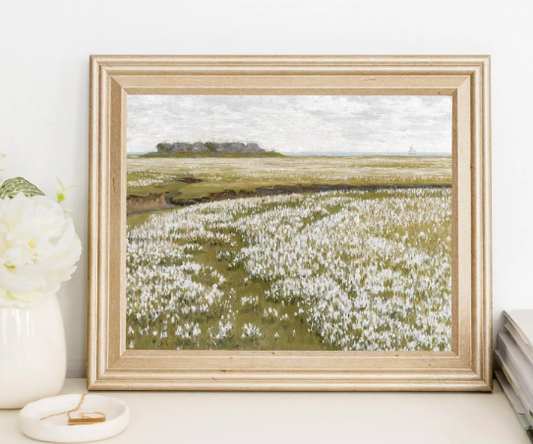 Vintage Print: Flower Field