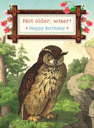 Card: Not Older, Wiser!