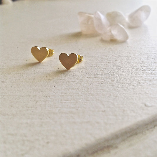 Heart Stud Earrings