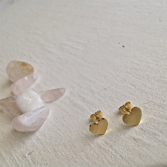 Heart Stud Earrings