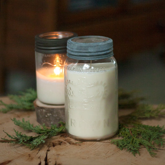 Handmade Soy Candle: Teak + Cardamom